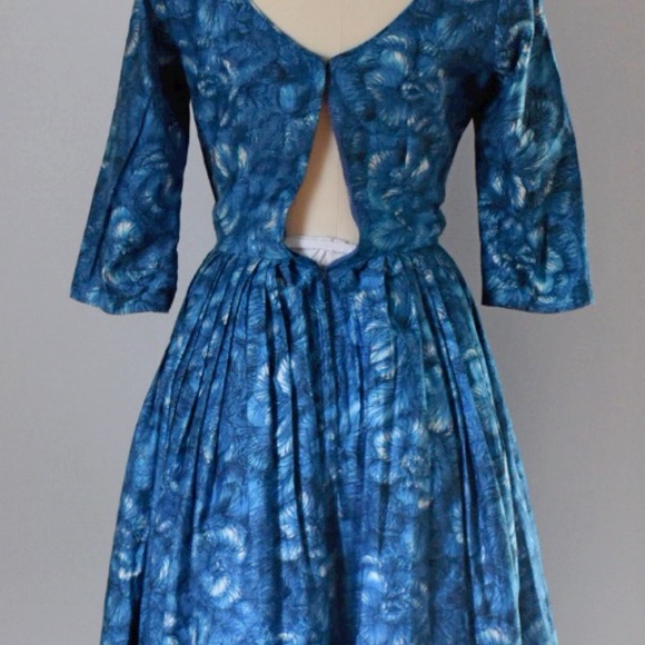 Vintage 50s Dress - Picture 5 of 8